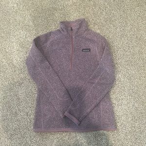 Pink/lilac Patagonia Quarter Zip (S)